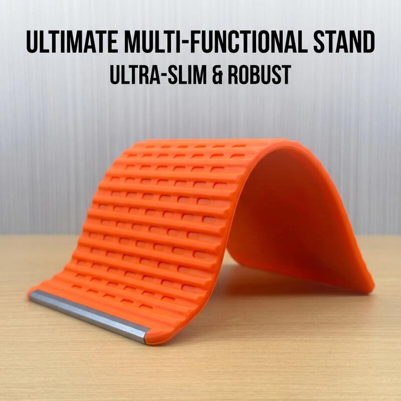 Desk Accessories - クリエイティブな折りたたみ式携帯電話スタンド - 柔軟に変形するデスク用タブレット・ノートパソコンホルダー 旅行用アクセサリー