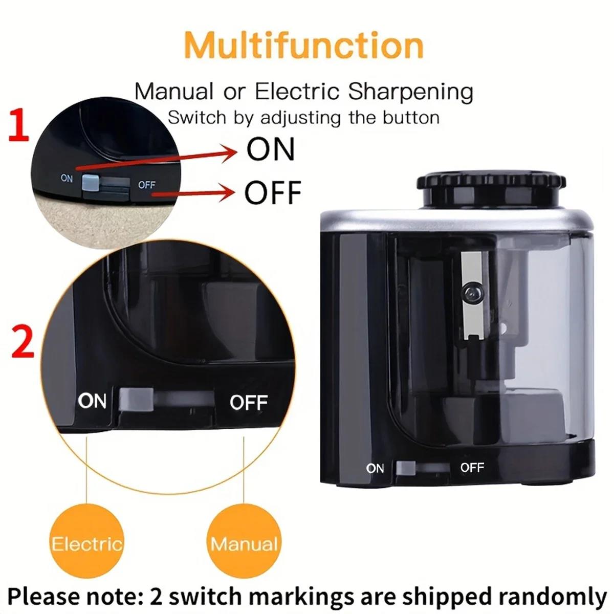 電池式電動鉛筆削り器 ポータブル自動鉛筆削り器 6mm-8m - Electric Pencil Sharpener Usb のレビューと価格