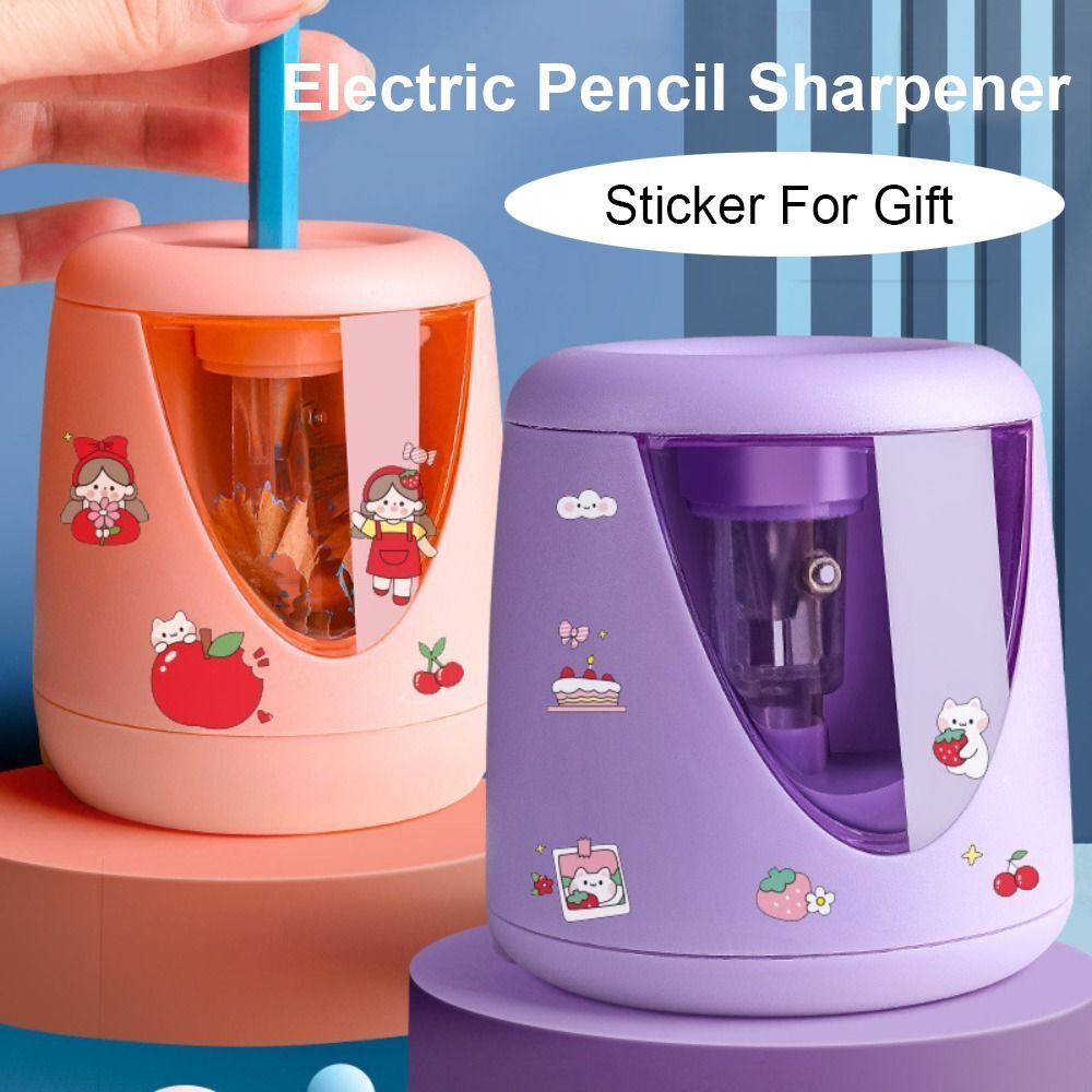 バッテリー/USB充電式、装飾ステッカー付き、自動式、クリエ - Electric Pencil Sharpener Usb のレビューと価格