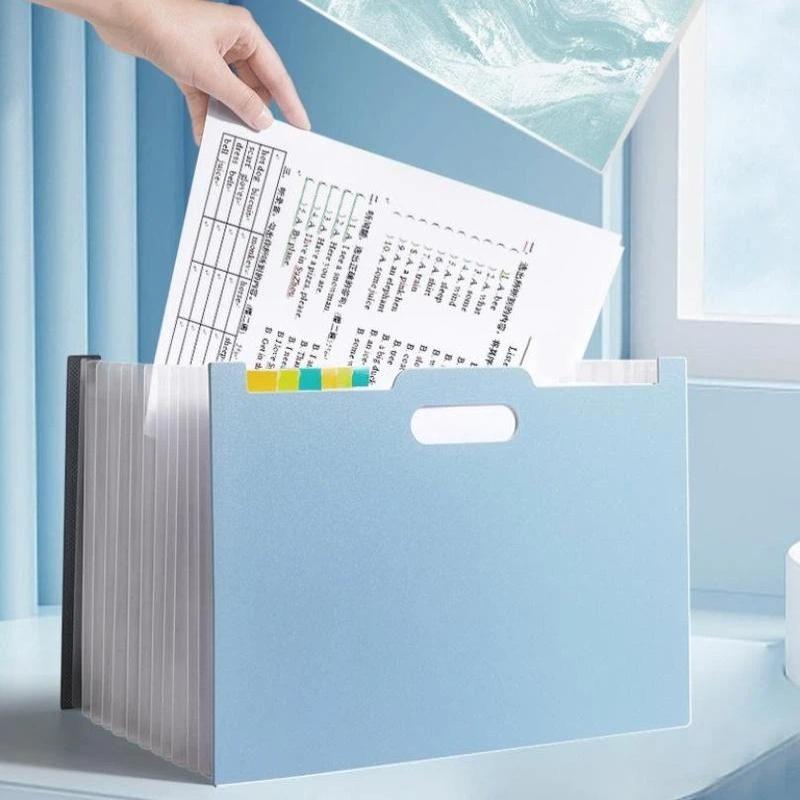 13ポケット付きのアコーディオン式ファイルフォルダー。ラベル - Expandable Accordion File Folder 13 Pockets のレビューと価格