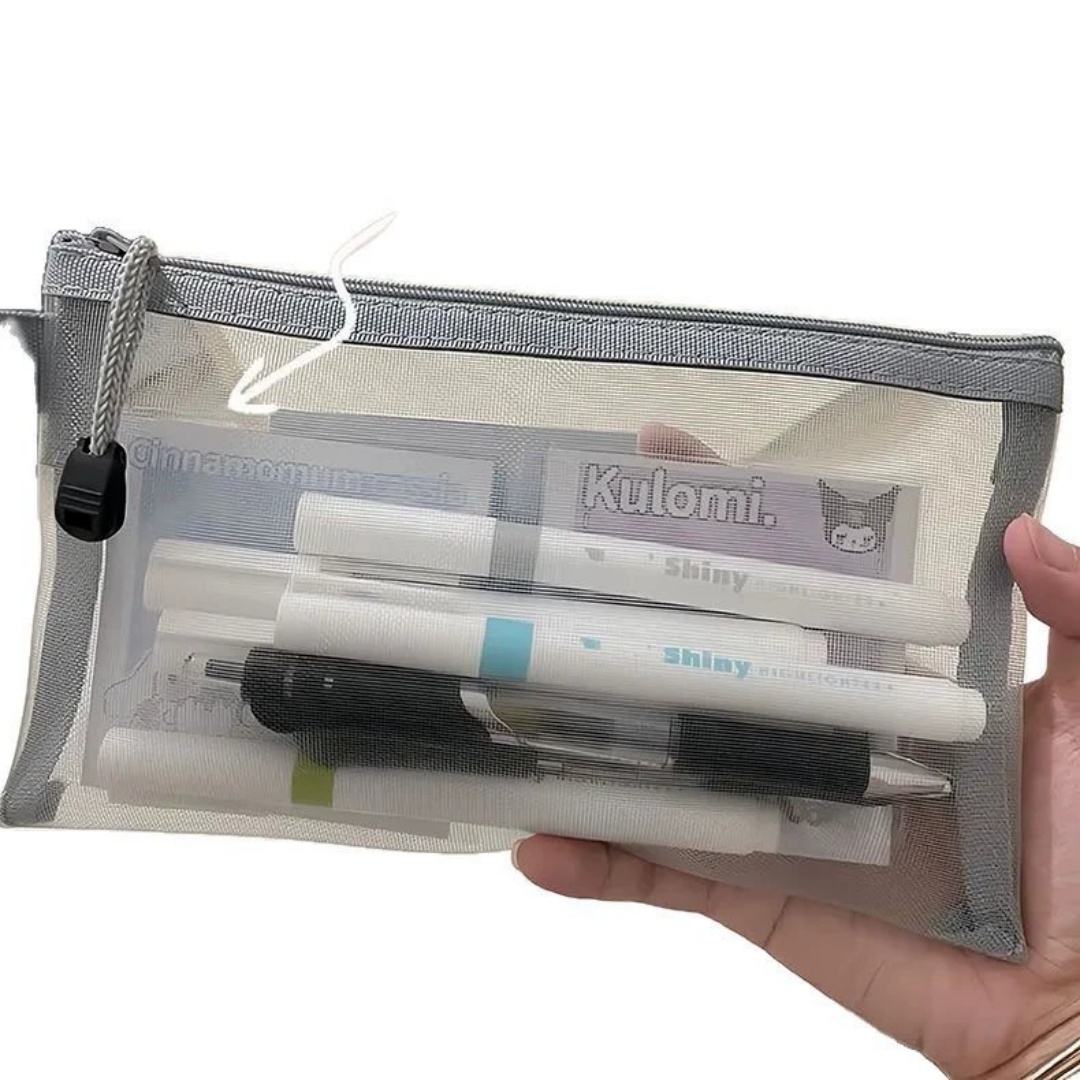 ナイロン鉛筆収納ポーチ軽量透明メッシュ鉛筆ケースクリア試験鉛 - Clear Mesh Pencil Pouch For Exam のレビューと価格