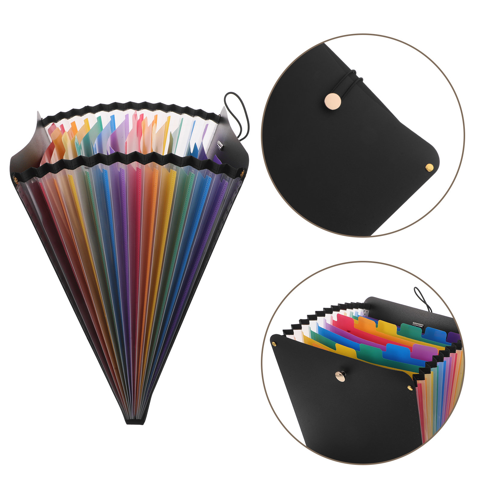 A4サイズのアコーディオンファイル。13ポケット付きで、書類 - Expandable Accordion File Folder 13 Pockets のレビューと価格