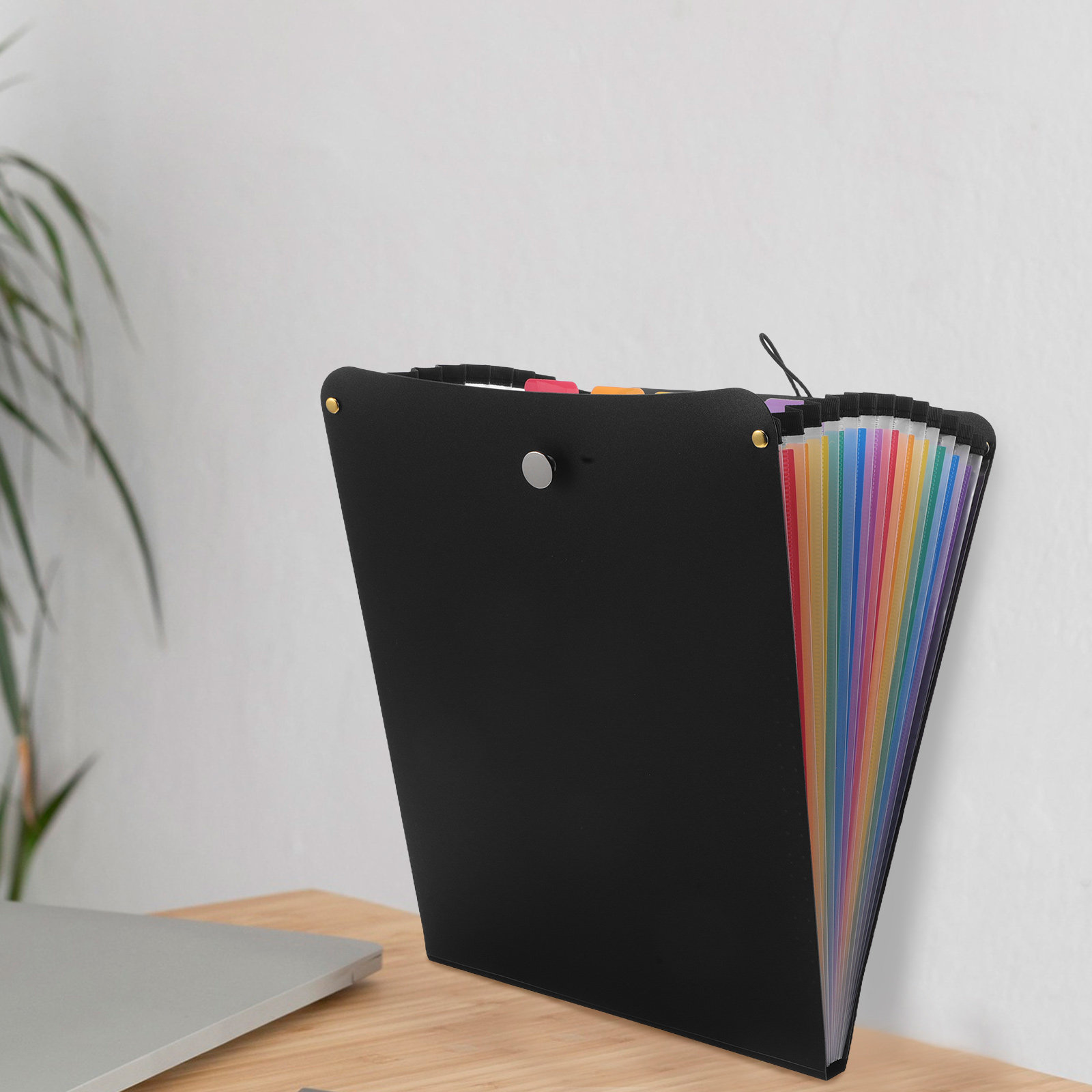 A4サイズのアコーディオンファイル。13ポケット付きで、書類 - Expandable Accordion File Folder 13 Pockets のレビューと価格