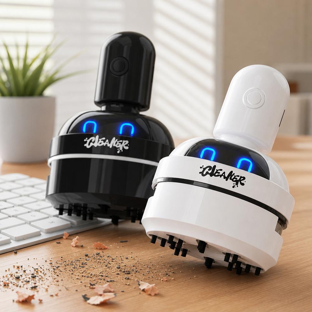 卓上用クリーナー、小型ポータブル車載用掃除機。消しゴムや鉛筆 - Mini Desktop Vacuum Cleaner For Eraser Dust のレビューと価格