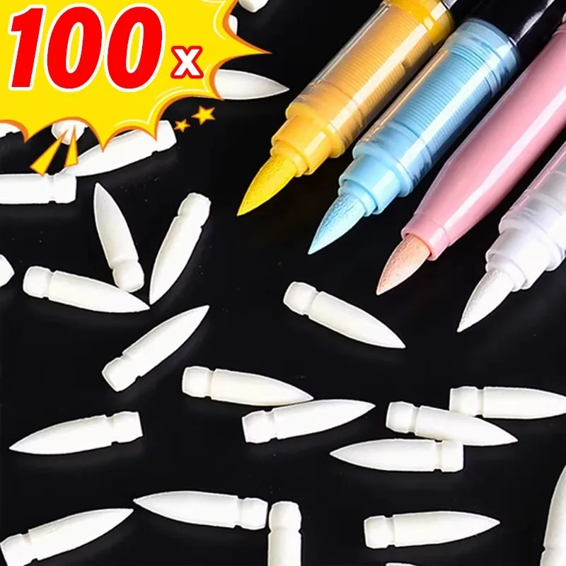 アクリル絵の具用交換芯、グアンナマーカー用、ソフトブラシ芯、 - School Supplies のレビューと価格