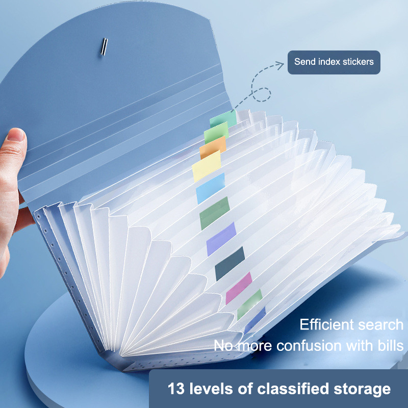 13ポケット拡張式ファイルフォルダー、アコーディオン式書類整 - Expandable Accordion File Folder 13 Pockets のレビューと価格