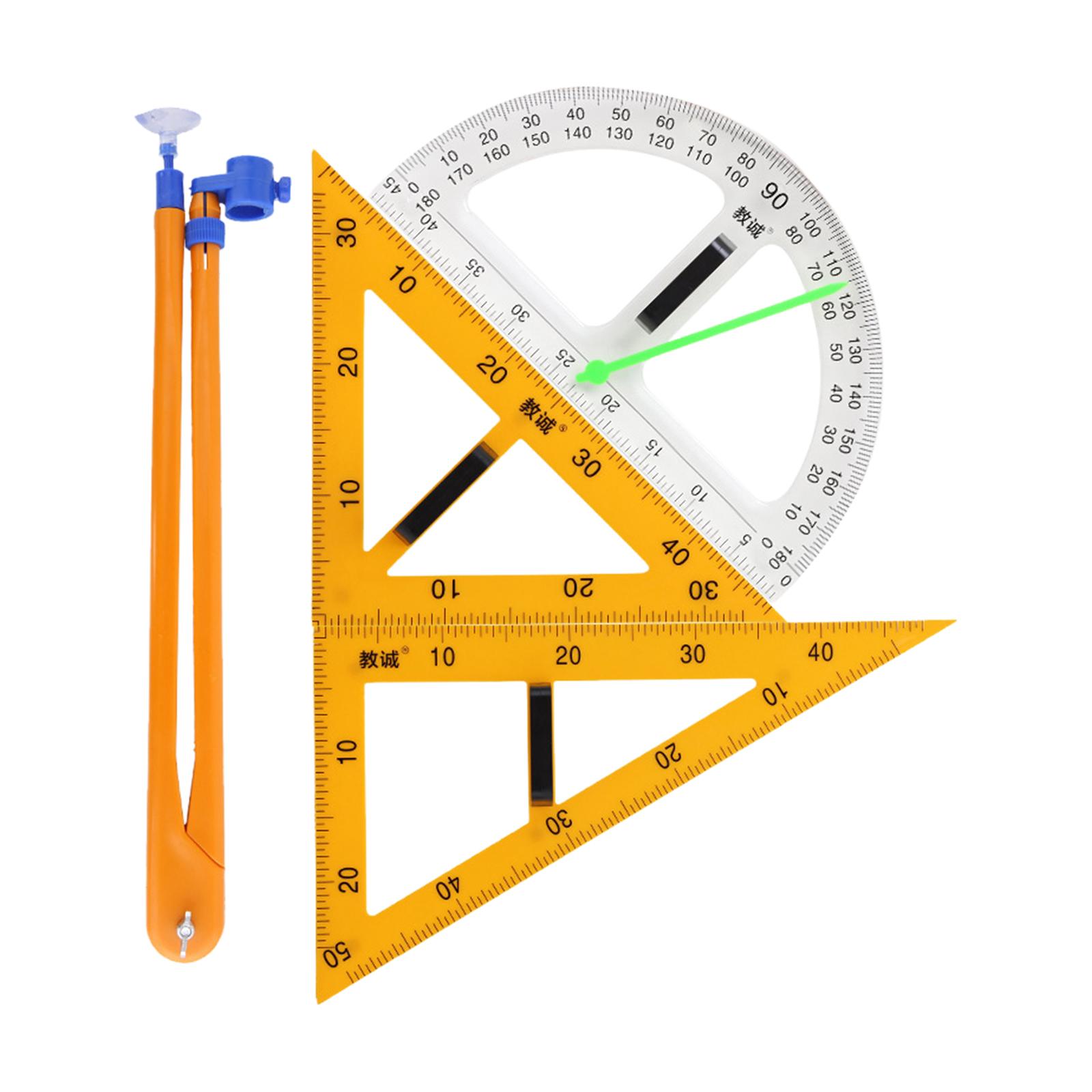 教室、学校、オフィス、家庭での使用に最適な、デジタル角度計付 - Math Geometry Set With Compass のレビューと価格