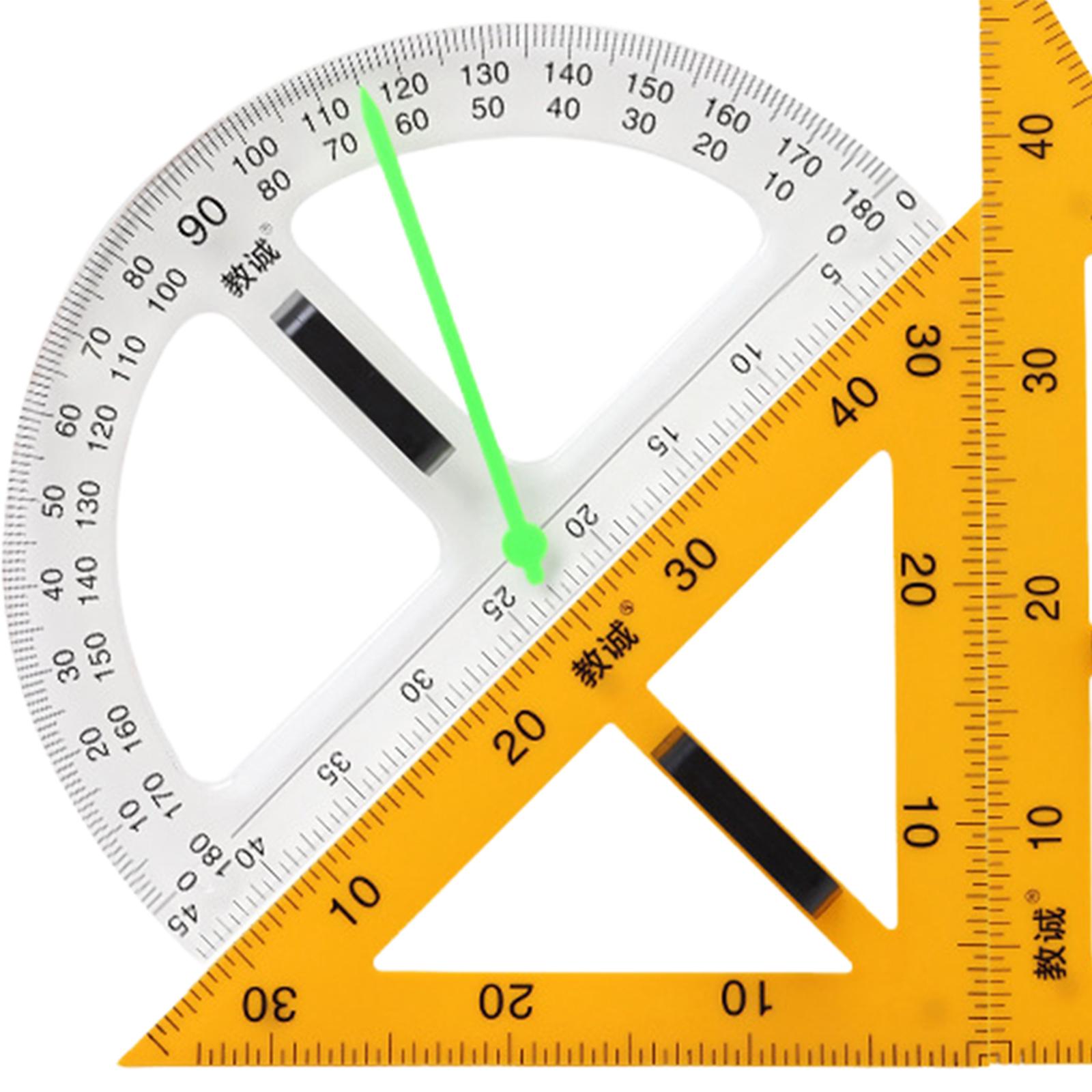 教室、学校、オフィス、家庭での使用に最適な、デジタル角度計付 - Math Geometry Set With Compass のレビューと価格